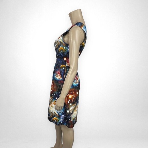 MODCLOTH FERVOUR Galaxy Sleeveless Dress L - Picture 2 of 9
